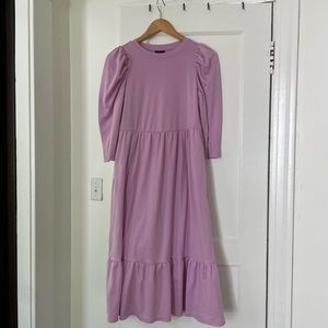 Purple Long sleeve Dress